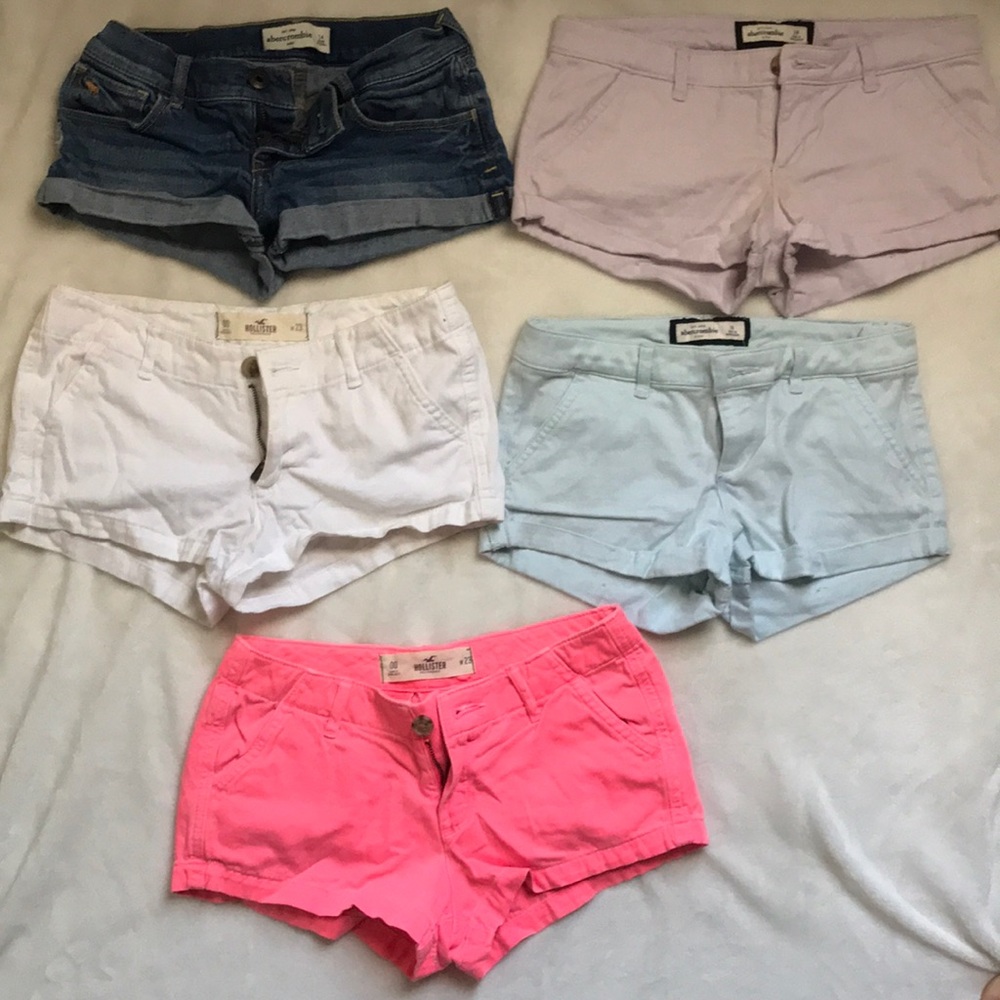 Abercrombie and Hollister shorts bundle